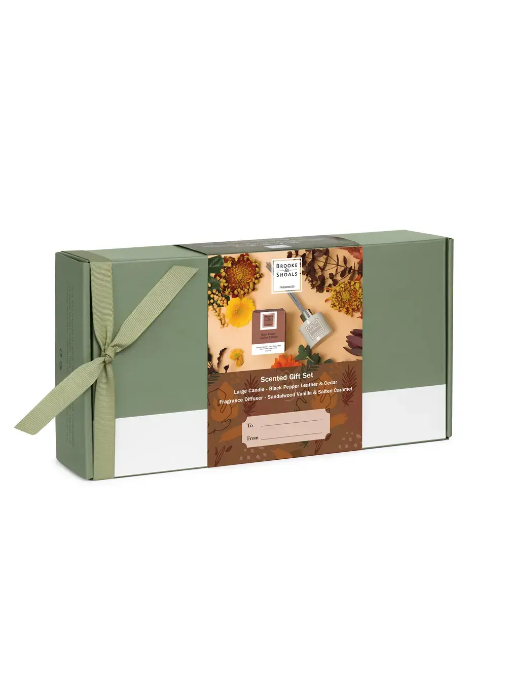 Woody Diffuser & Regular Candle Gift Set 