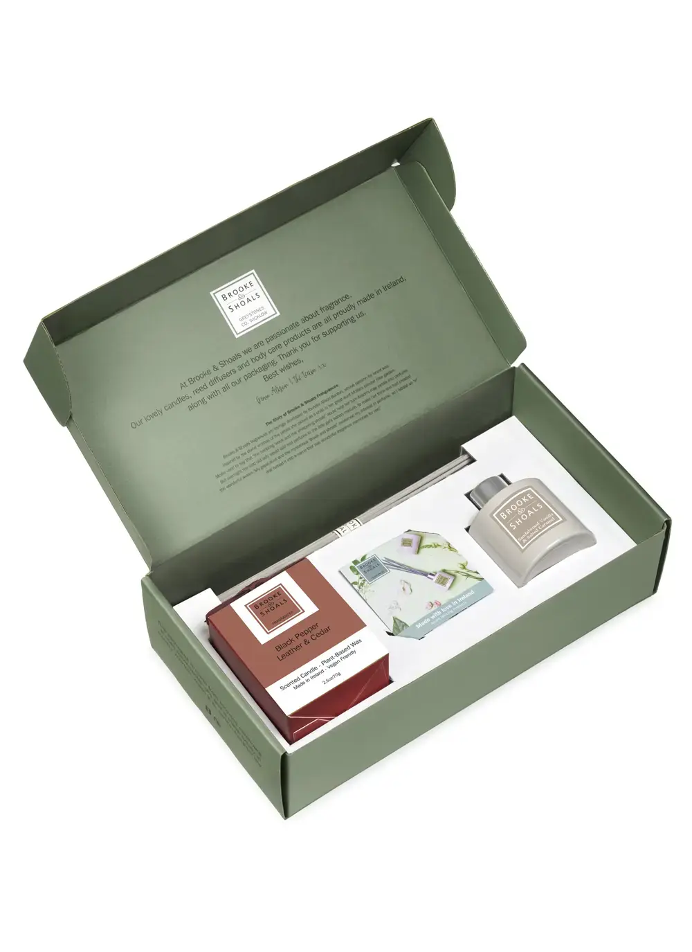 Woody Diffuser & Regular Candle Gift Set 