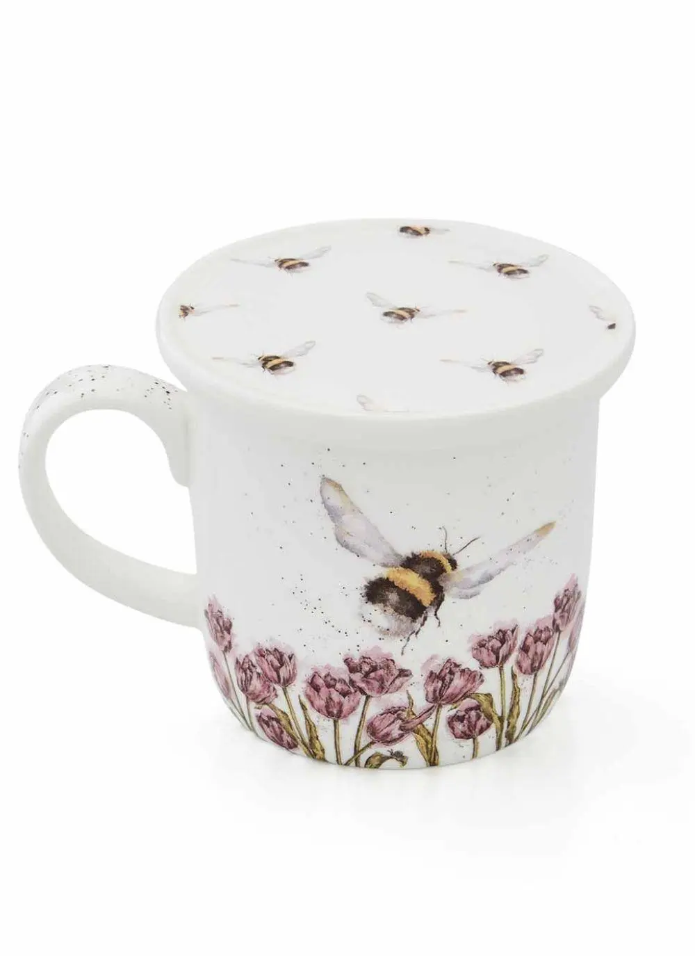Wrendale Bumblebee Mug & Coaster Set