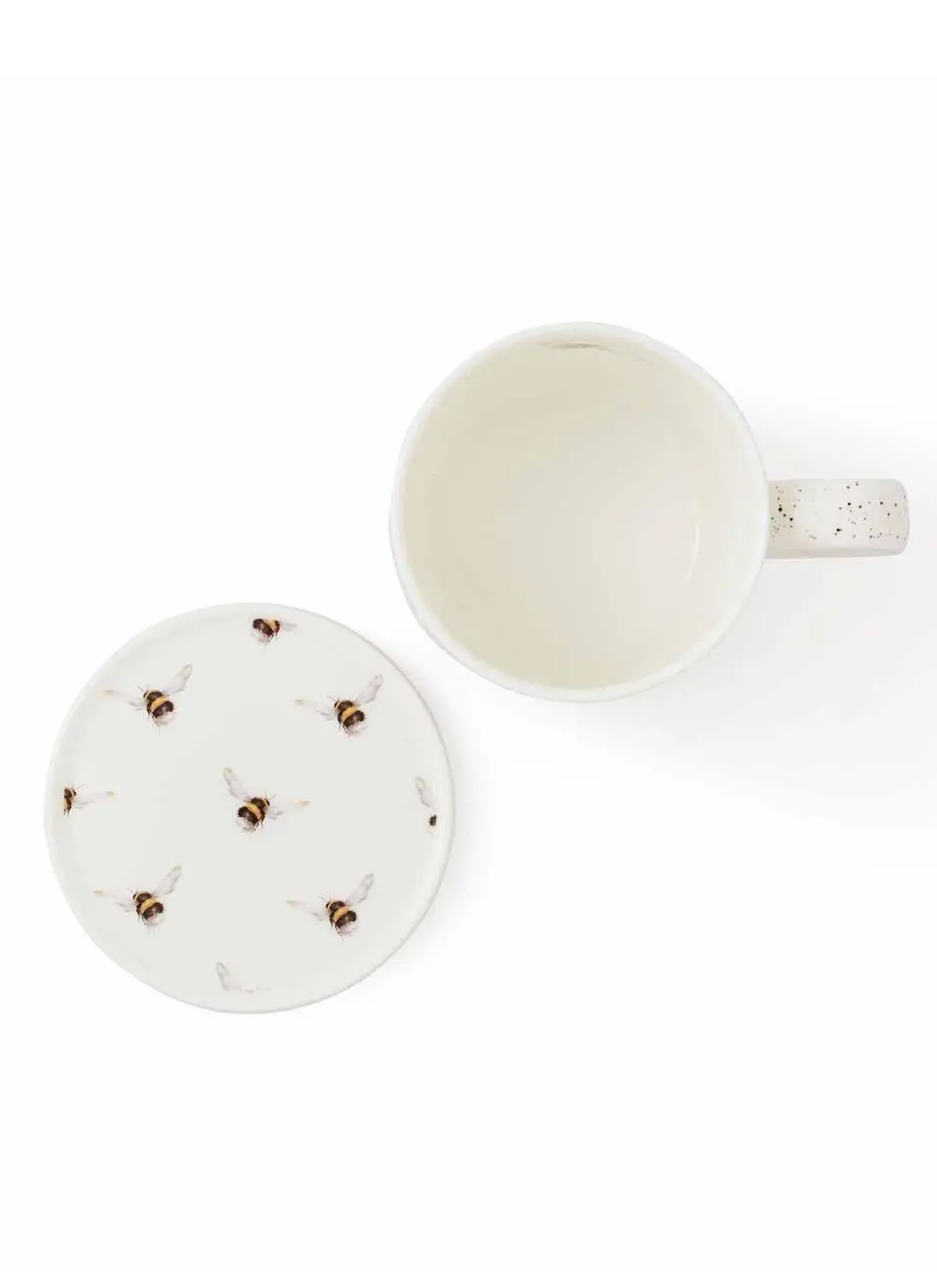 Wrendale Bumblebee Mug & Coaster Set
