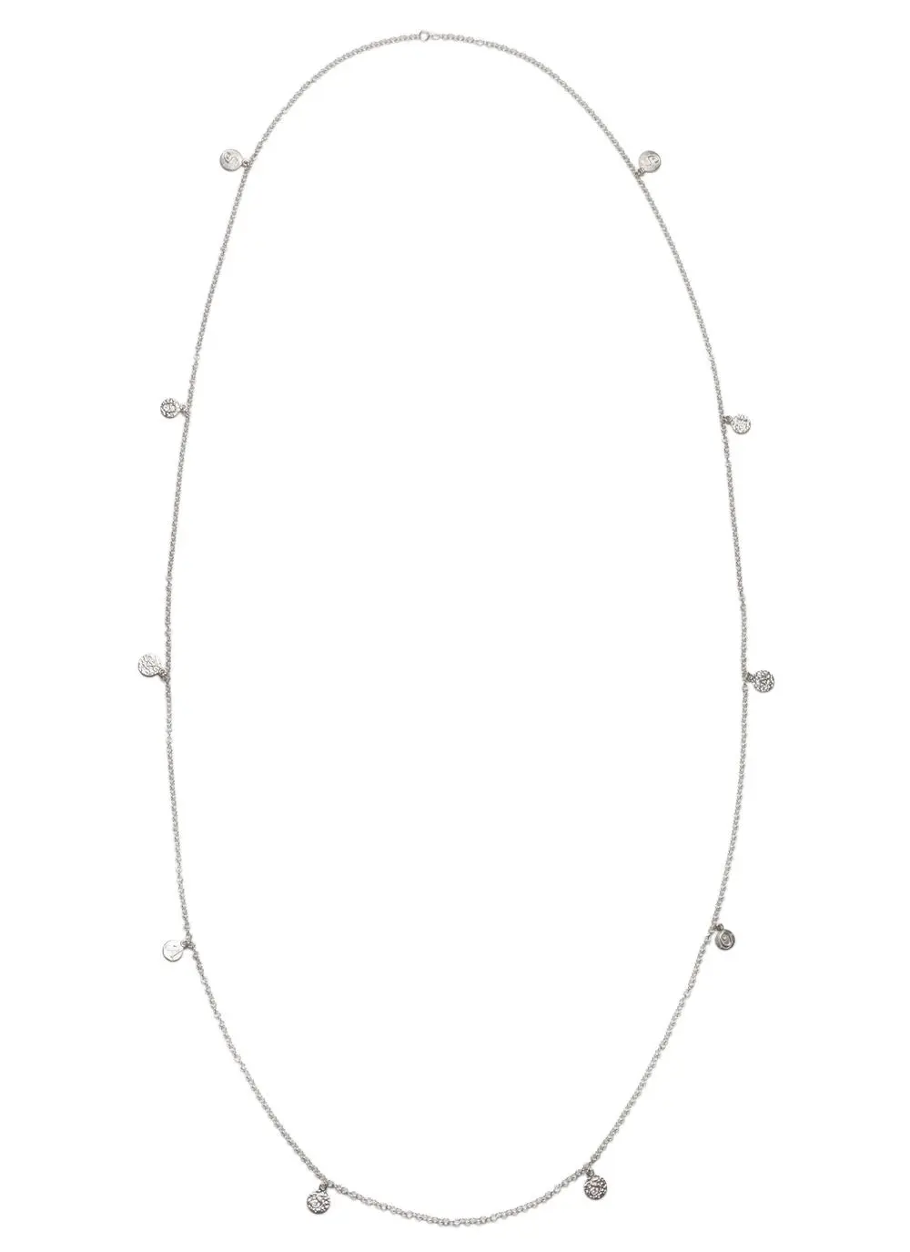 Sterling Silver Sonas Long Multi Necklace