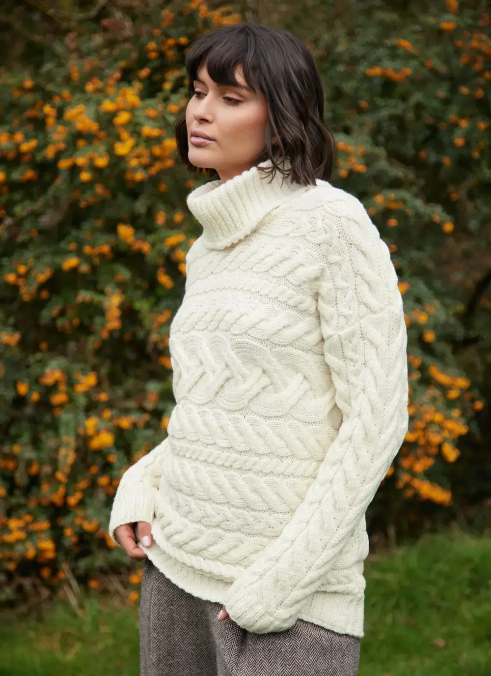 Supersoft Horizontal Polo Neck Sweater