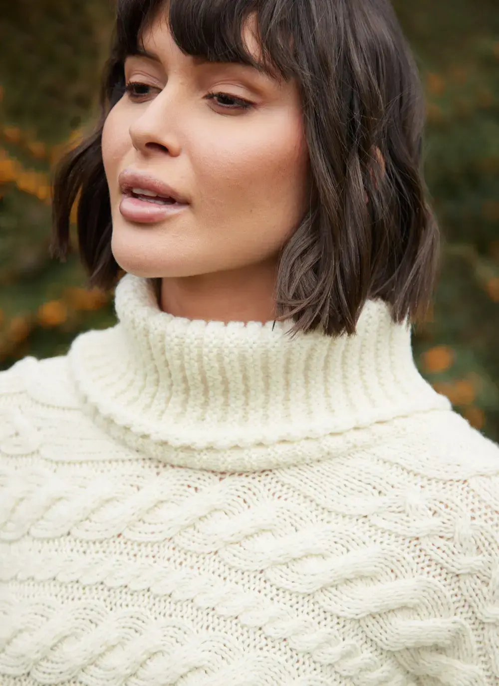 Supersoft Horizontal Polo Neck Sweater