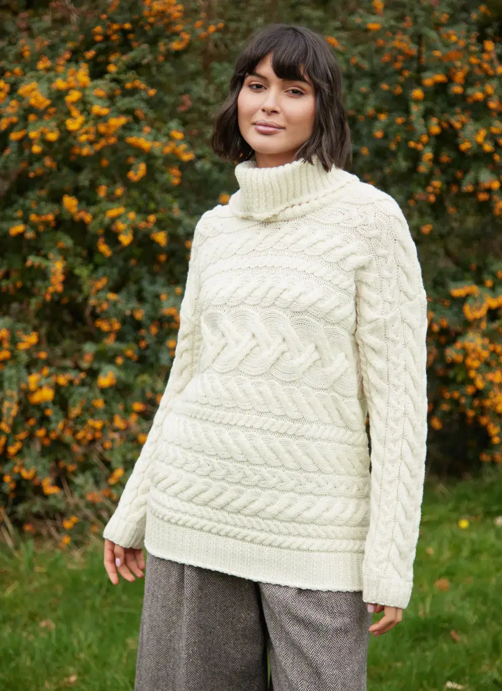 Supersoft Horizontal Polo Neck Sweater