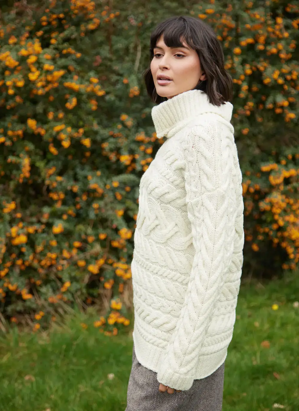 Supersoft Horizontal Polo Neck Sweater