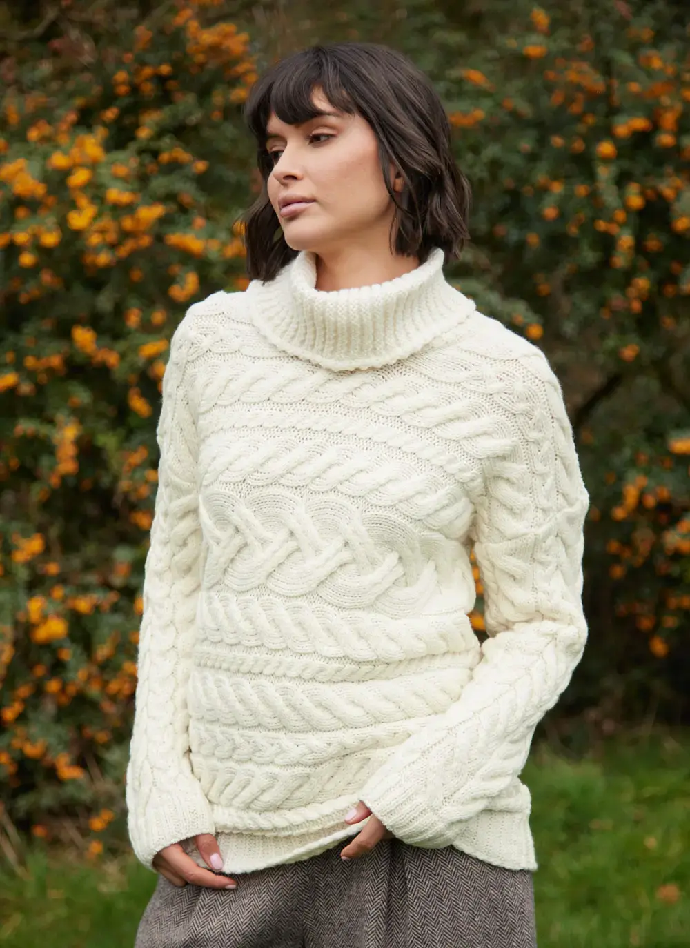 Supersoft Horizontal Polo Neck Sweater