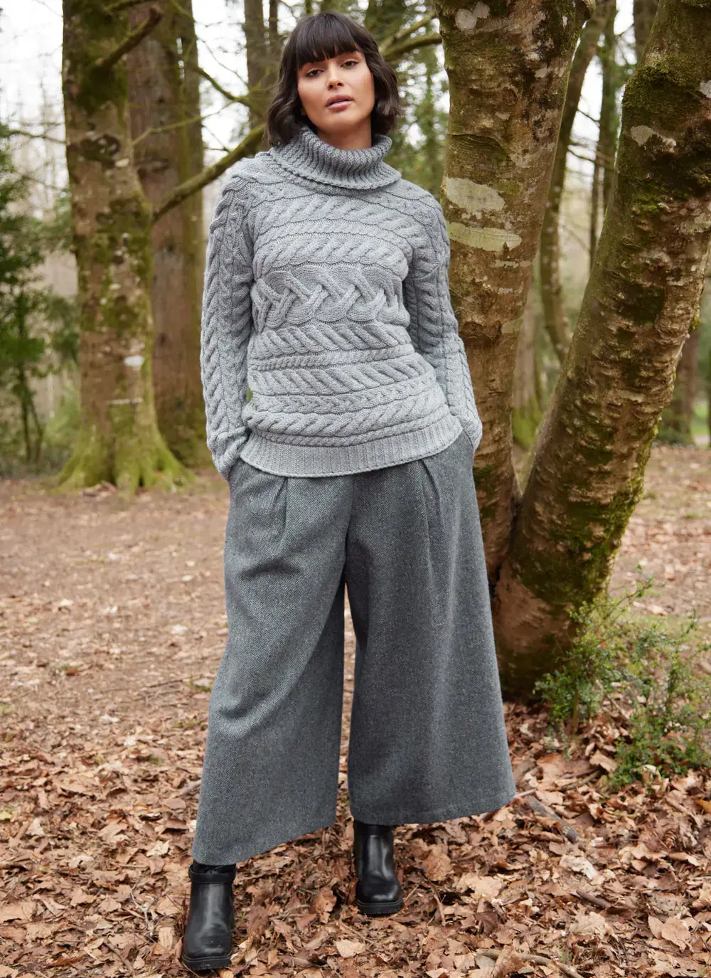 Supersoft Horizontal Polo Neck Sweater