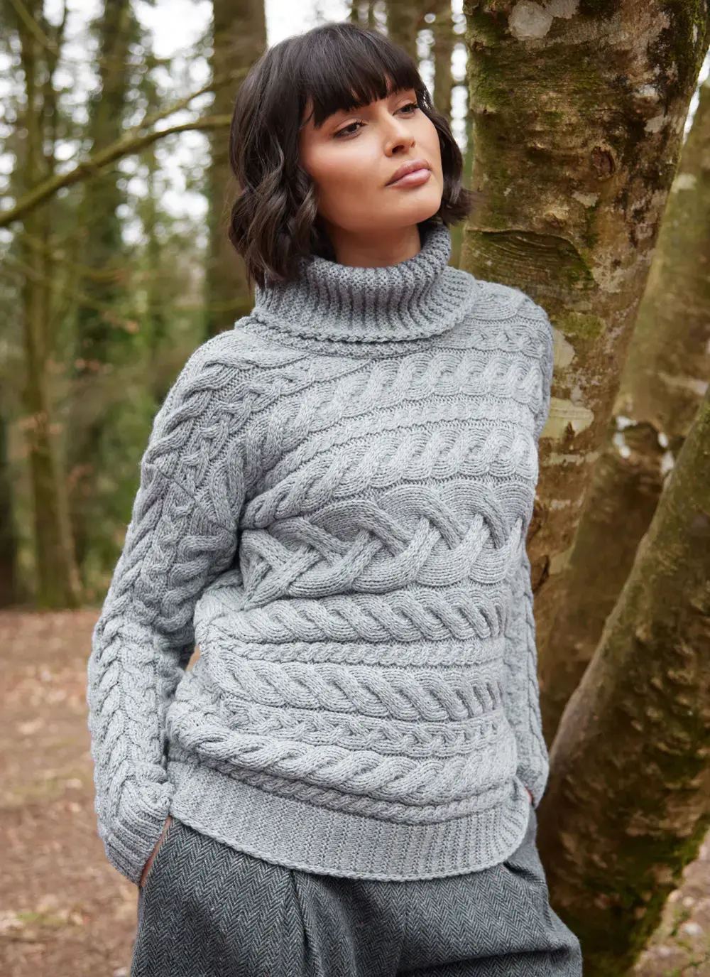 Supersoft Horizontal Polo Neck Sweater