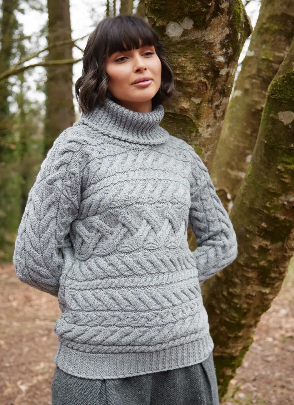 Supersoft Horizontal Polo Neck Sweater