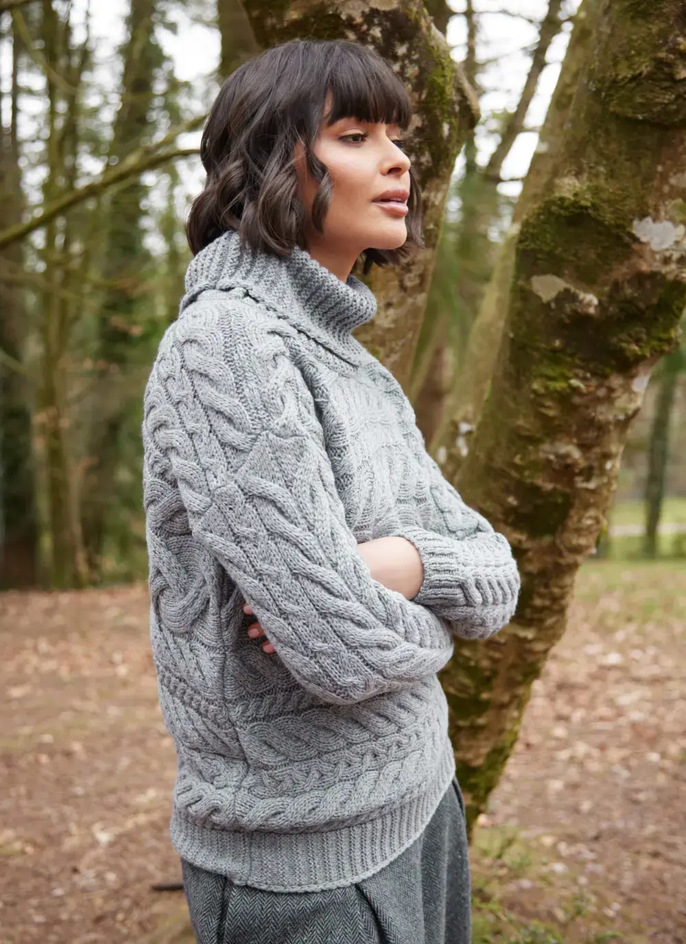 Supersoft Horizontal Polo Neck Sweater