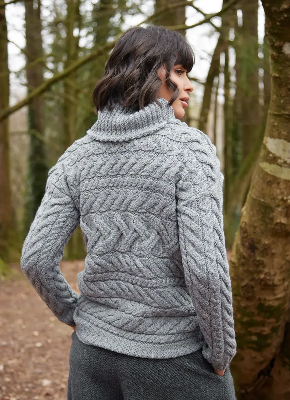 Supersoft Horizontal Polo Neck Sweater