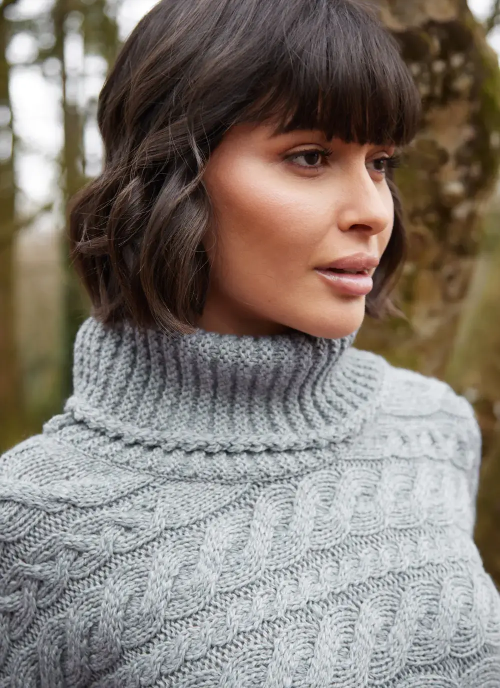 Supersoft Horizontal Polo Neck Sweater