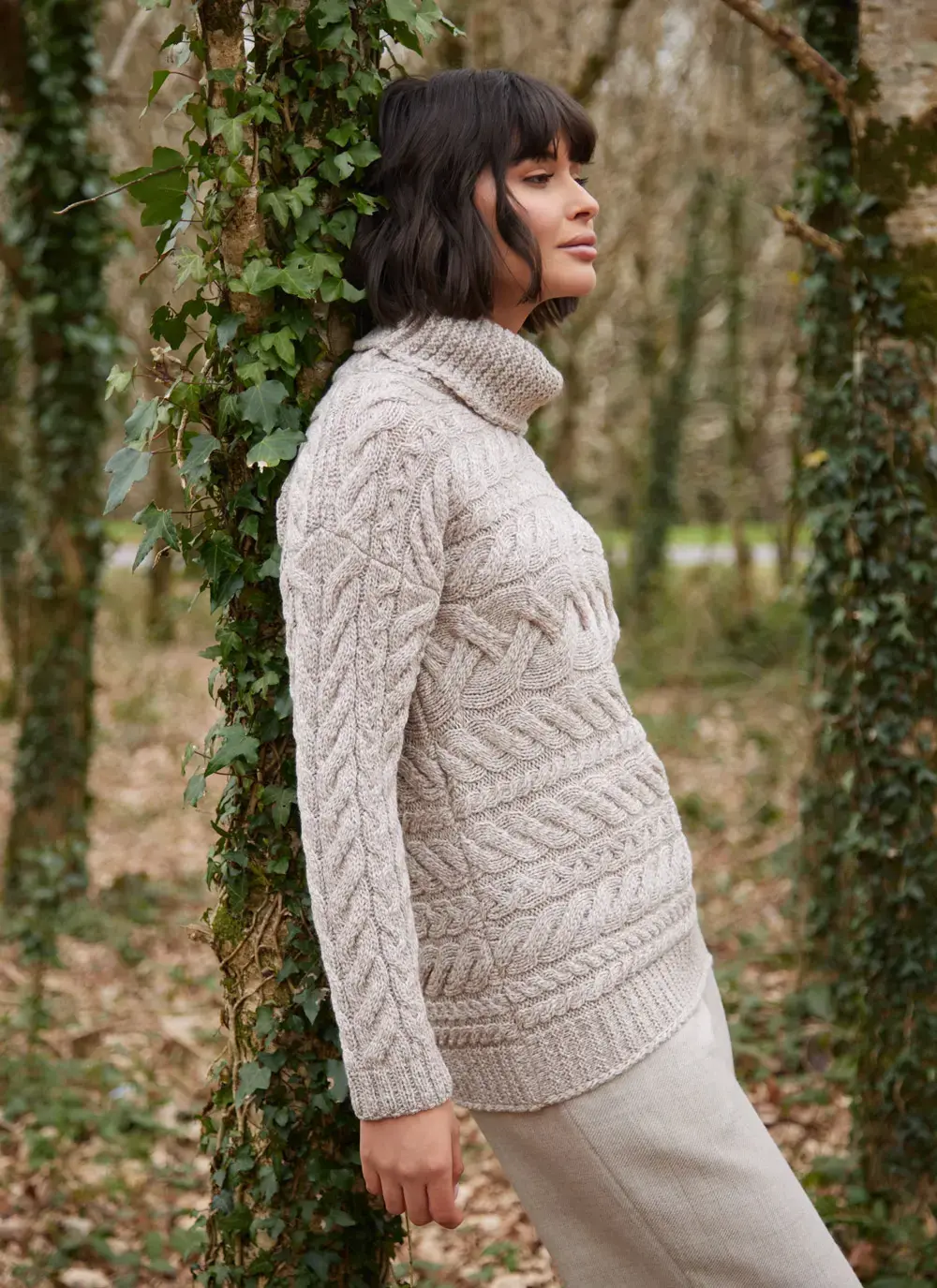 Supersoft Horizontal Polo Neck Sweater