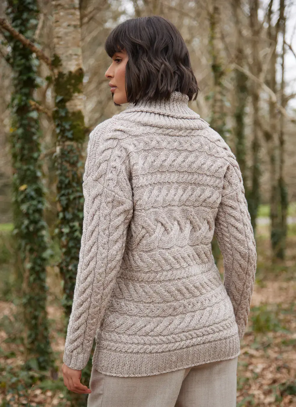 Supersoft Horizontal Polo Neck Sweater