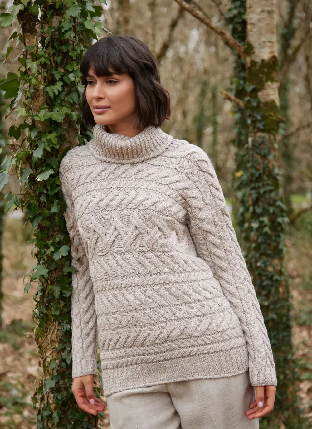 Supersoft Horizontal Polo Neck Sweater
