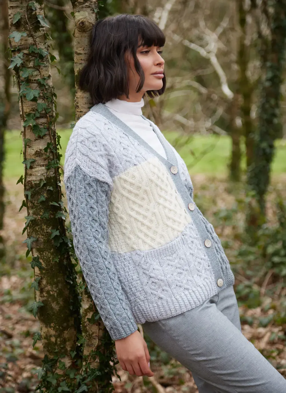Supersoft Patchwork Cardigan