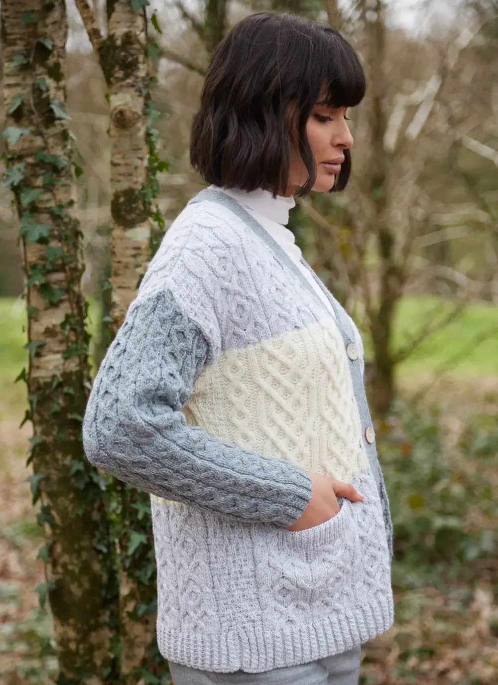 Supersoft Patchwork Cardigan