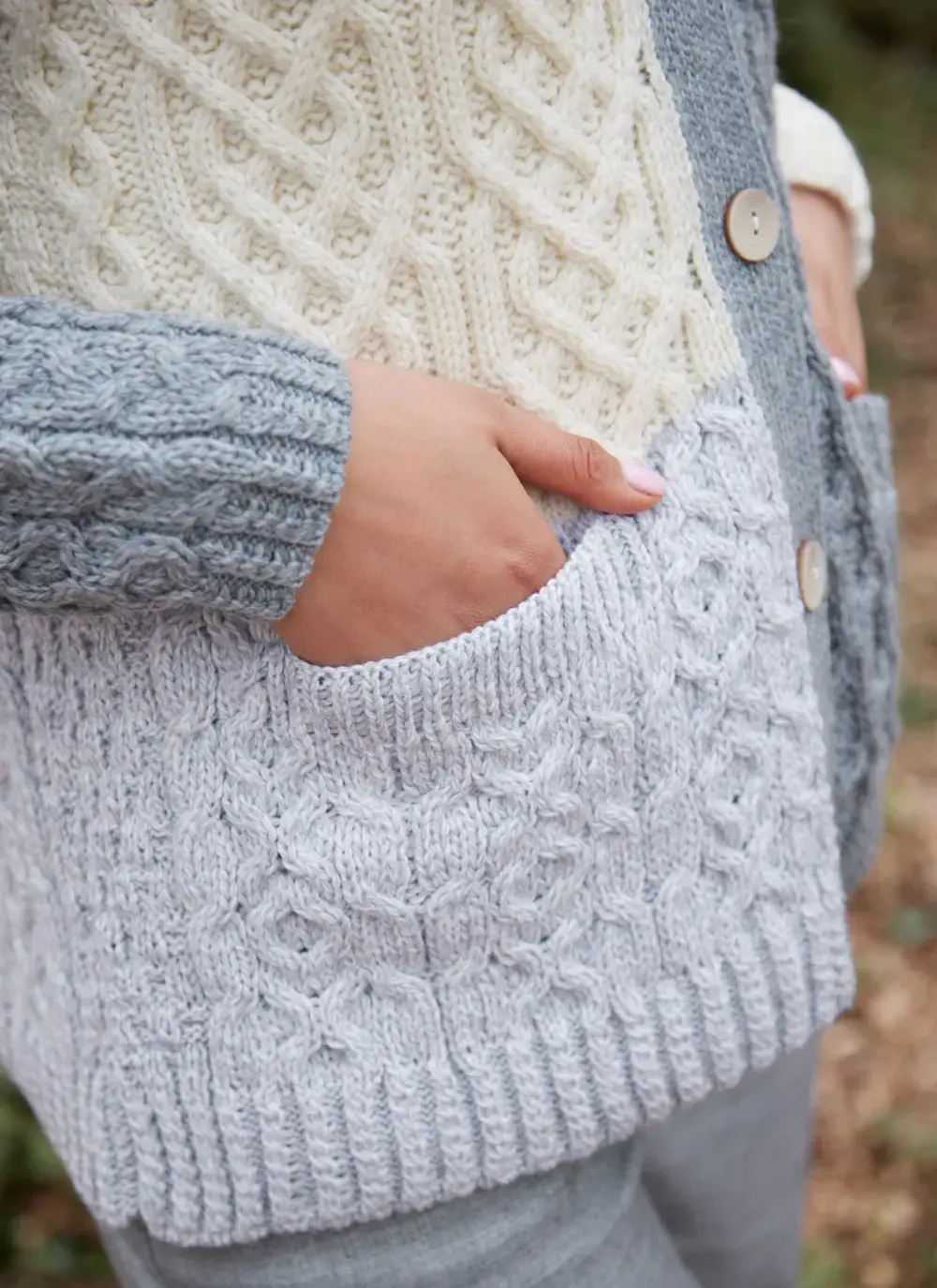 Supersoft Patchwork Cardigan