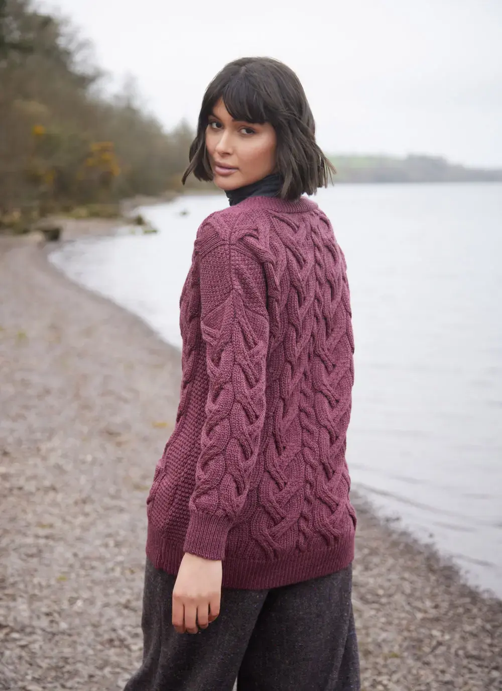 Supersoft Aran Boyfriend Cardigan