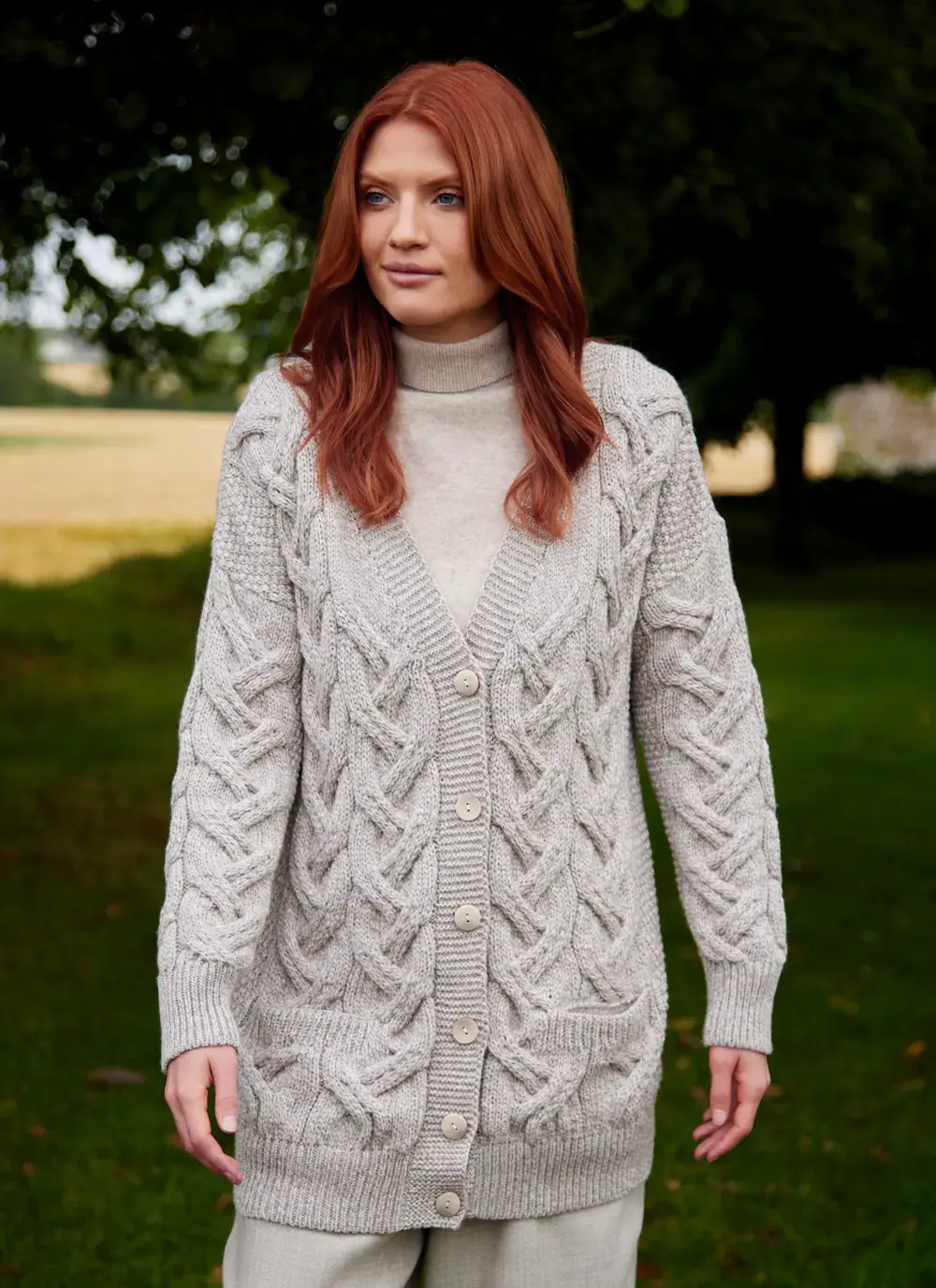 Supersoft Aran Boyfriend Cardigan