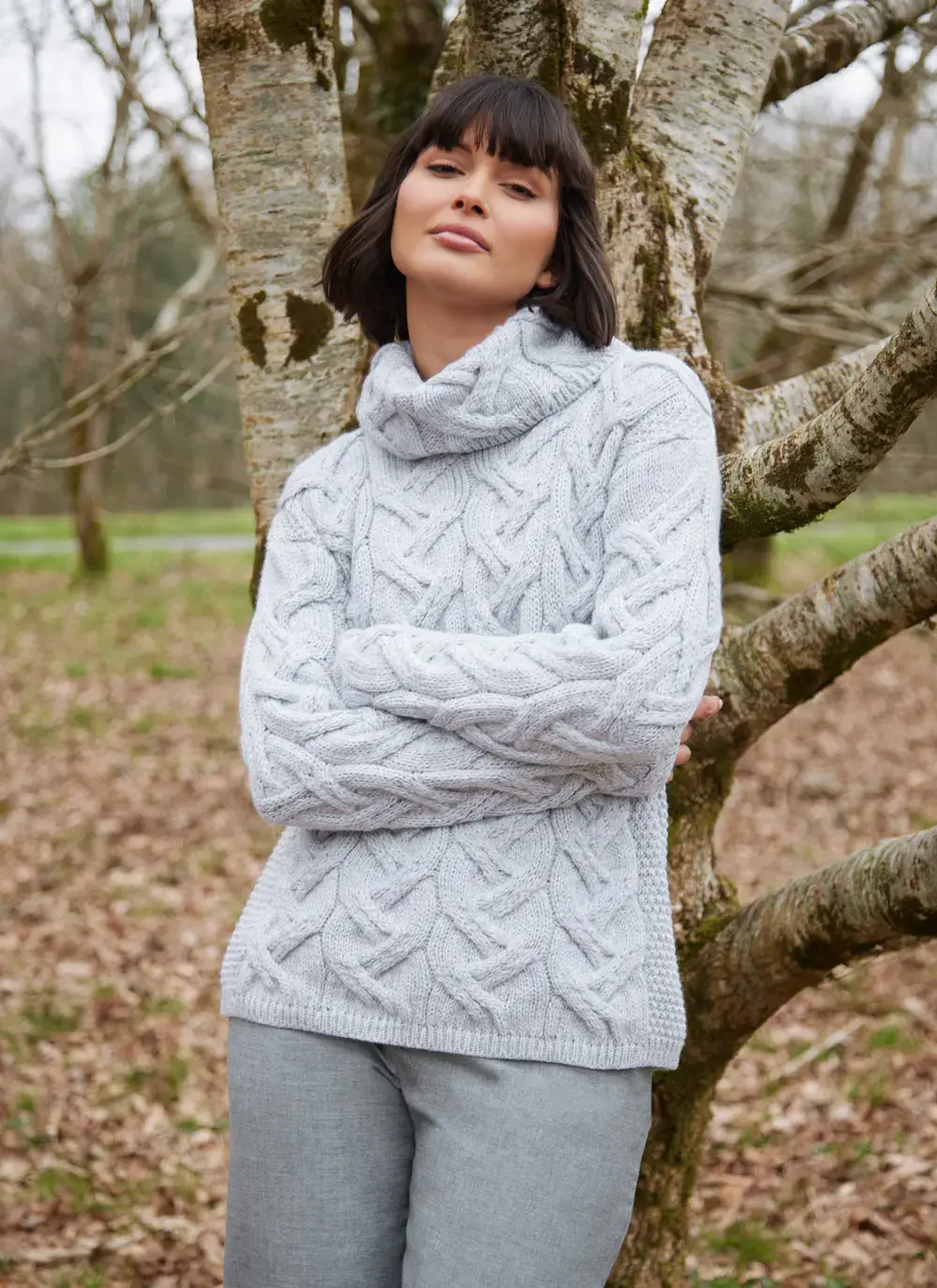 Supersoft Merino Wool Cowl Neck Sweater