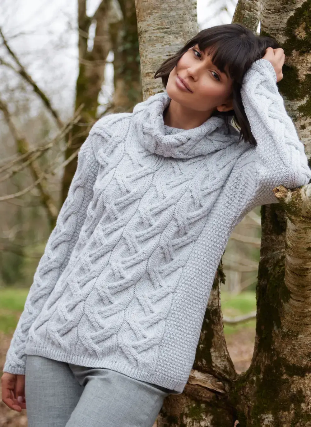 Supersoft Merino Wool Cowl Neck Sweater