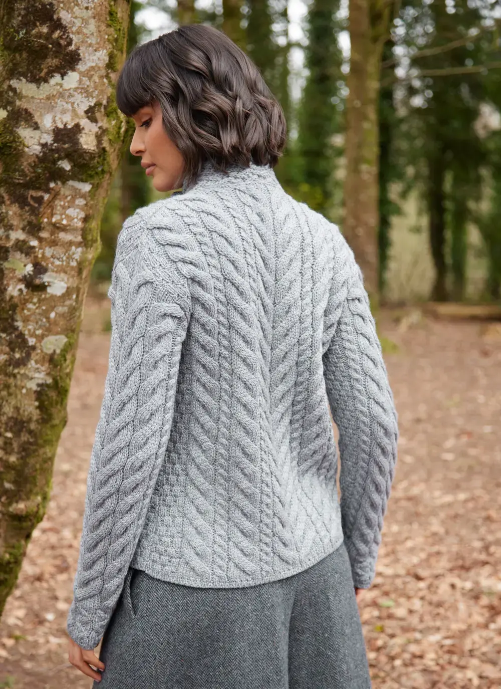 Supersoft Merino Wool Button Neck Cardigan