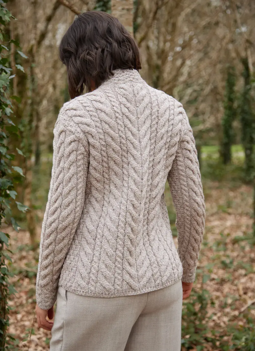 Supersoft Merino Wool Button Neck Cardigan