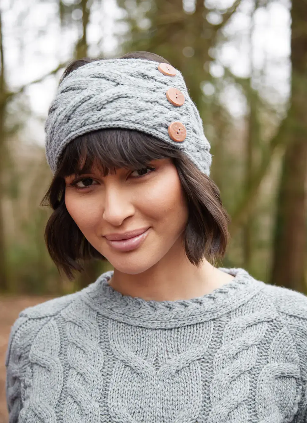 Supersoft Button Headband 
