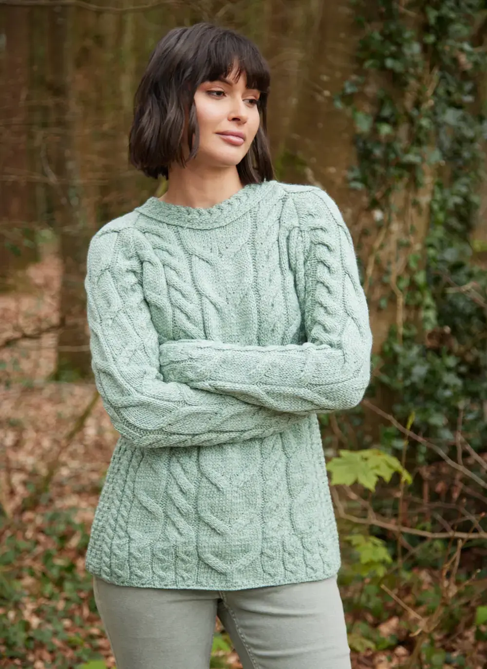 Supersoft Aran Cable Sweater