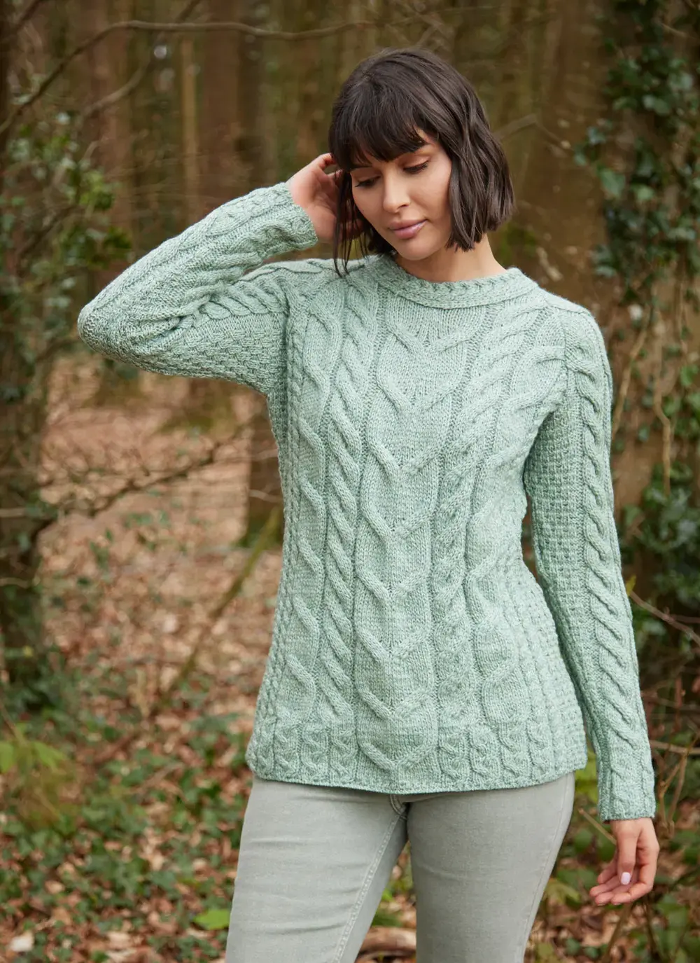 Supersoft Aran Cable Sweater
