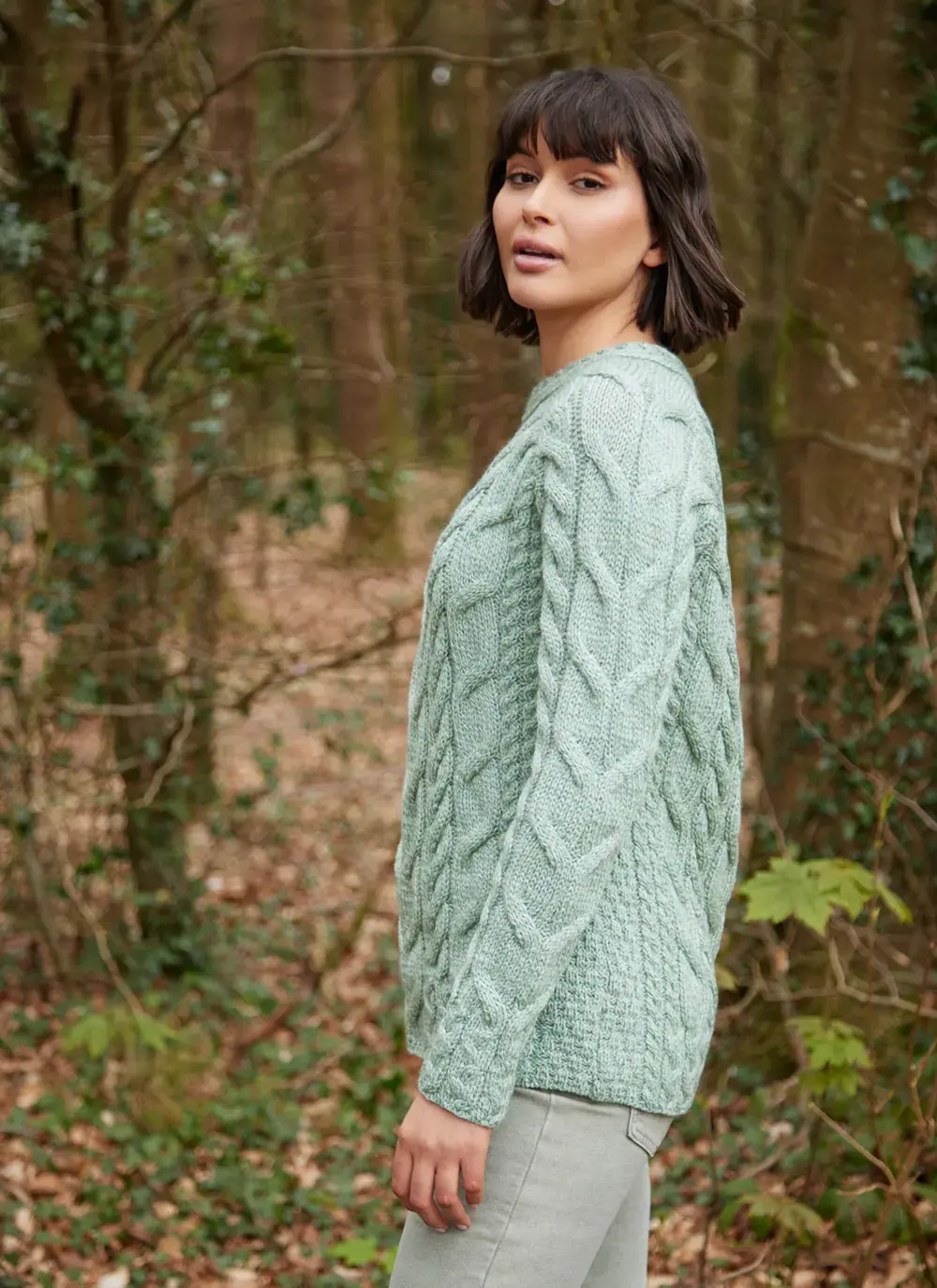 Supersoft Aran Cable Sweater