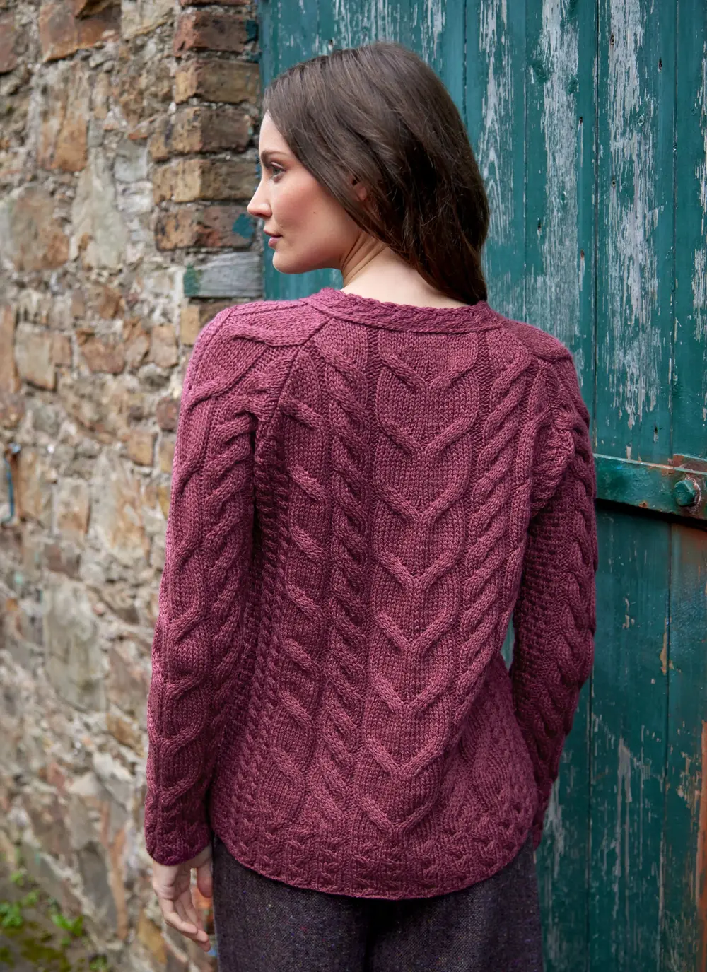 Supersoft Aran Cable Sweater