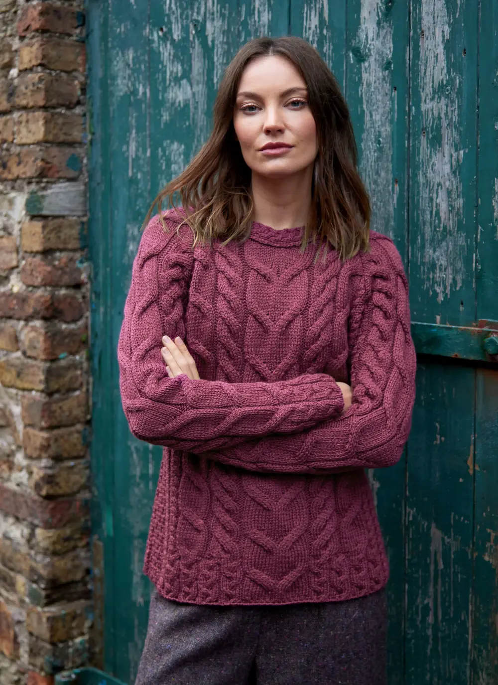 Supersoft Aran Cable Sweater