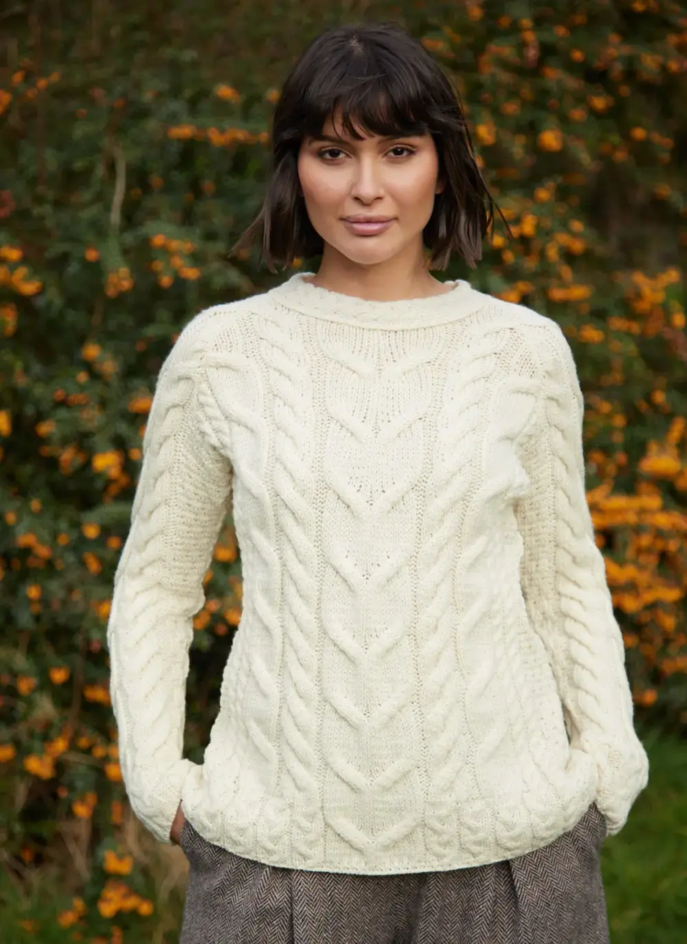 Supersoft Aran Cable Sweater