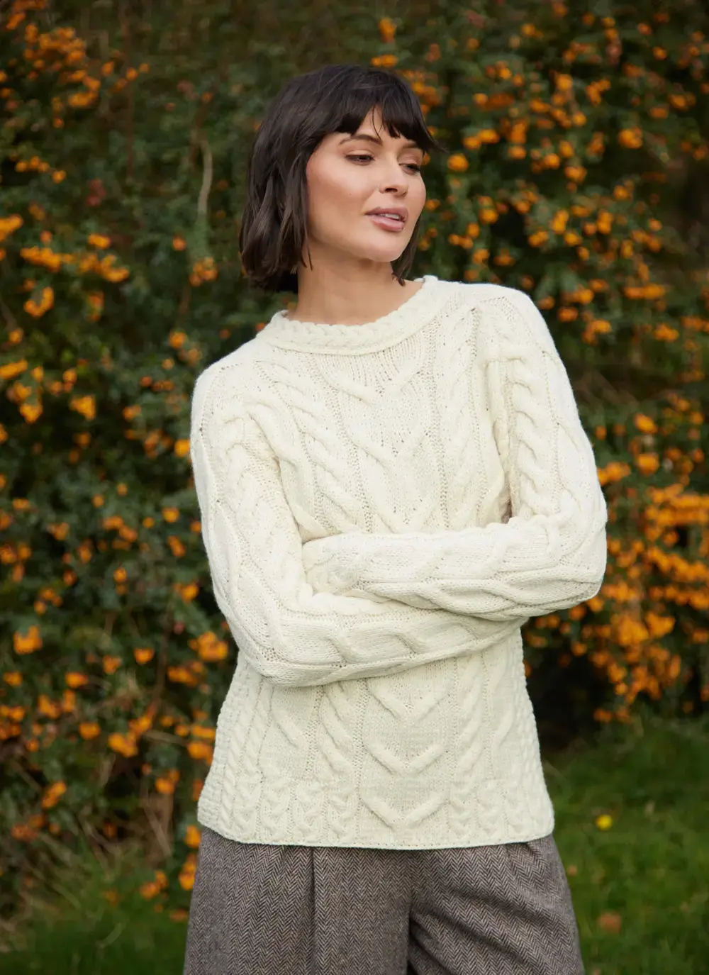 Supersoft Aran Cable Sweater