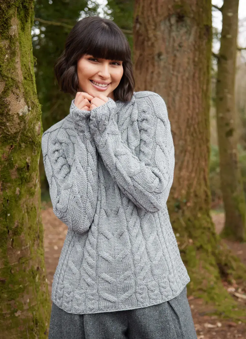 Supersoft Aran Cable Sweater