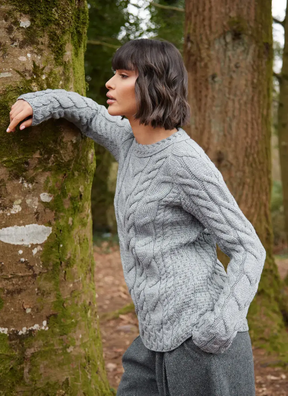 Supersoft Aran Cable Sweater