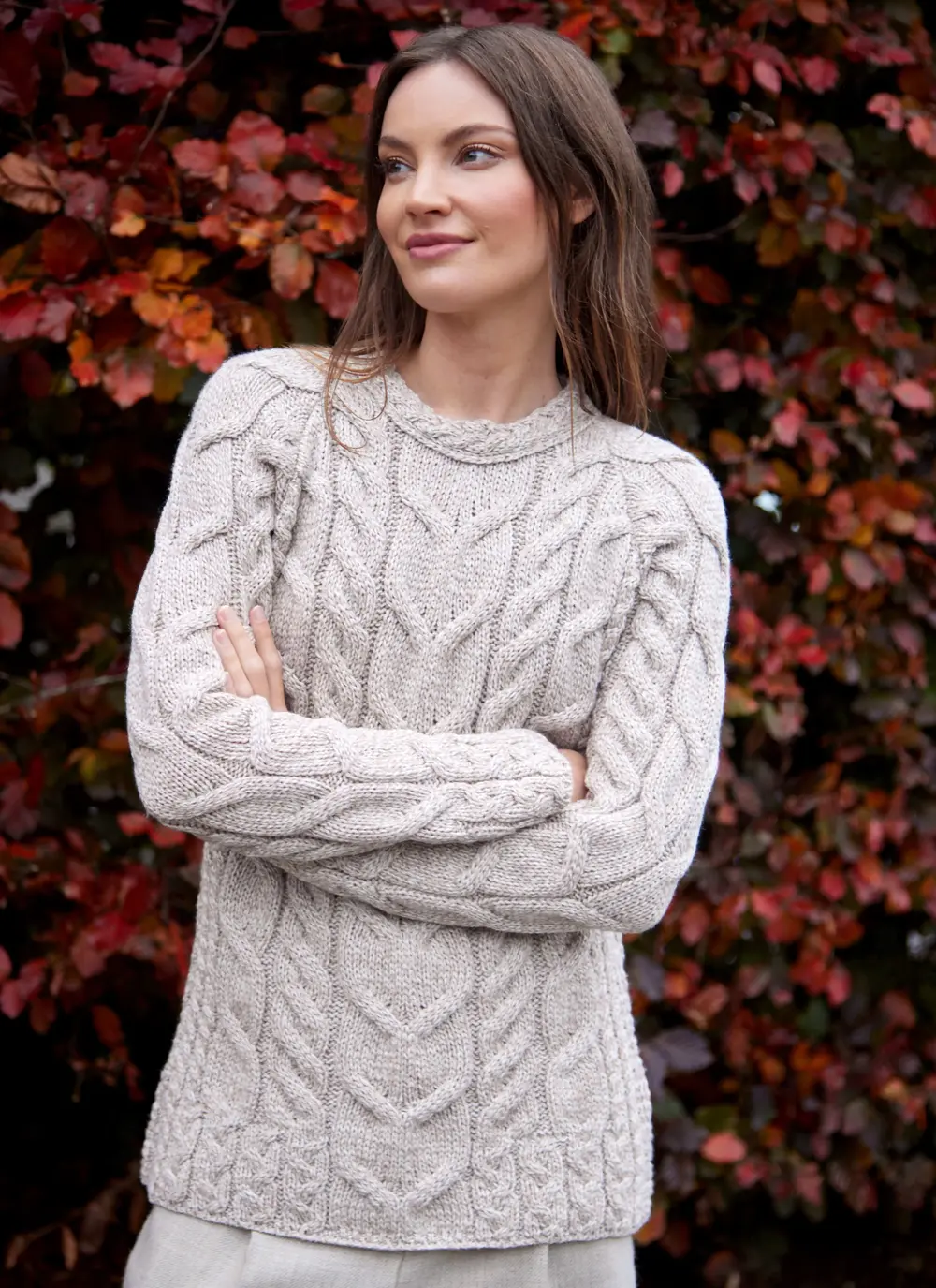 Supersoft Aran Cable Sweater