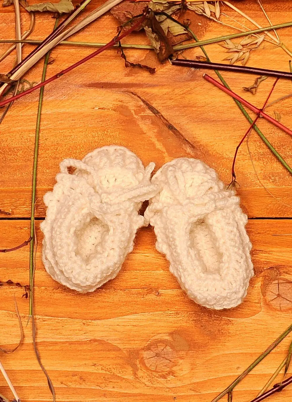 Baby Aran Booties