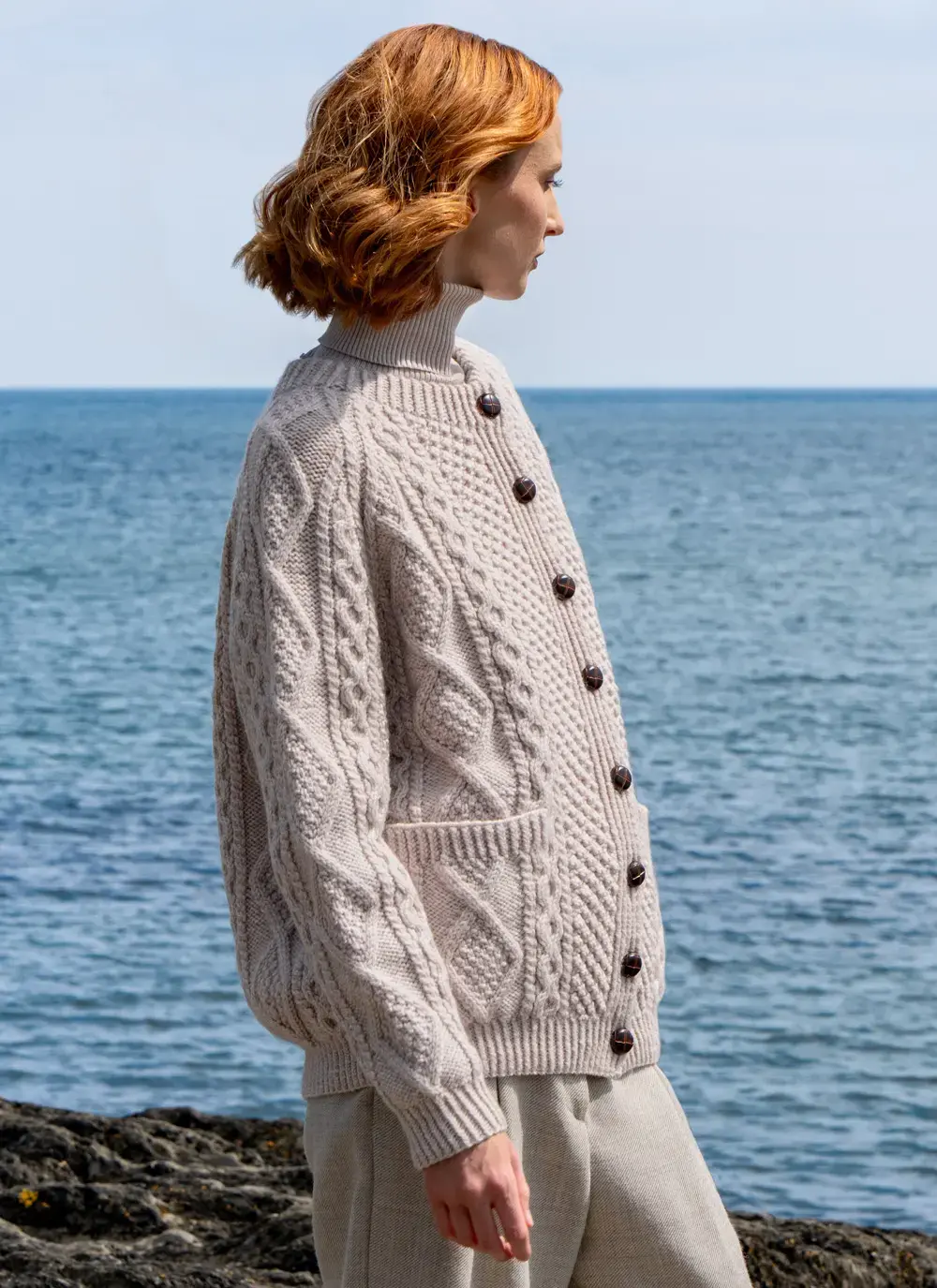 Traditional Hand-Knit Aran Lumber