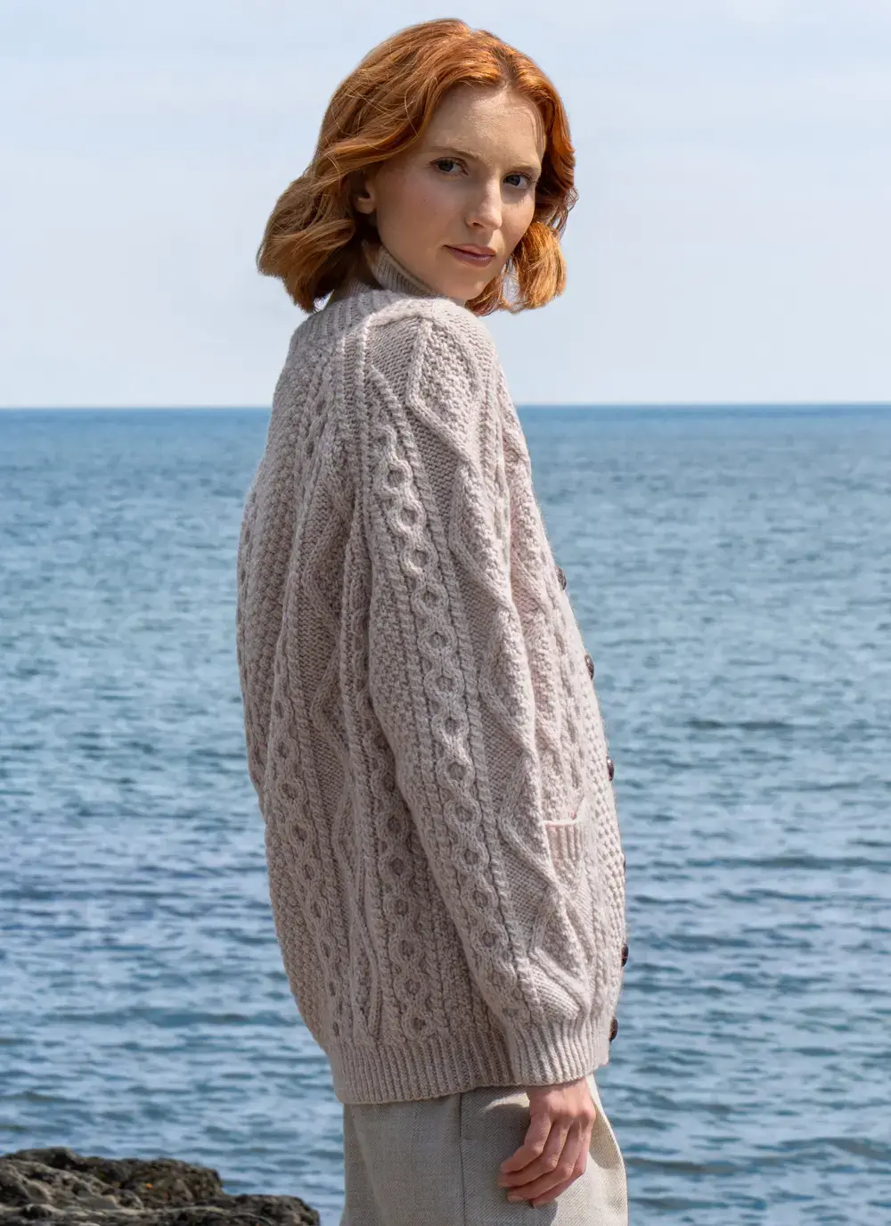 Traditional Hand-Knit Aran Lumber