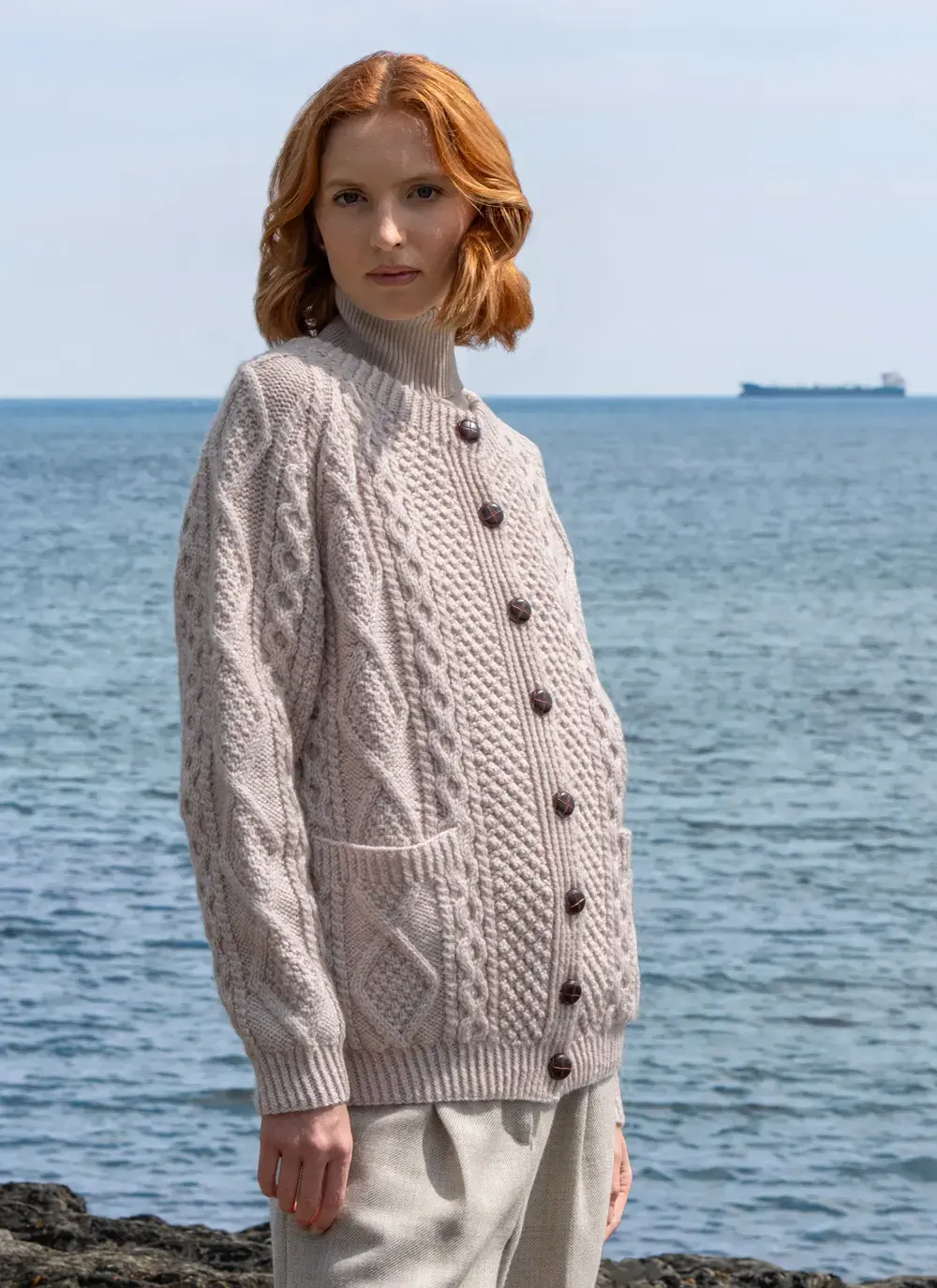 Traditional Hand-Knit Aran Lumber