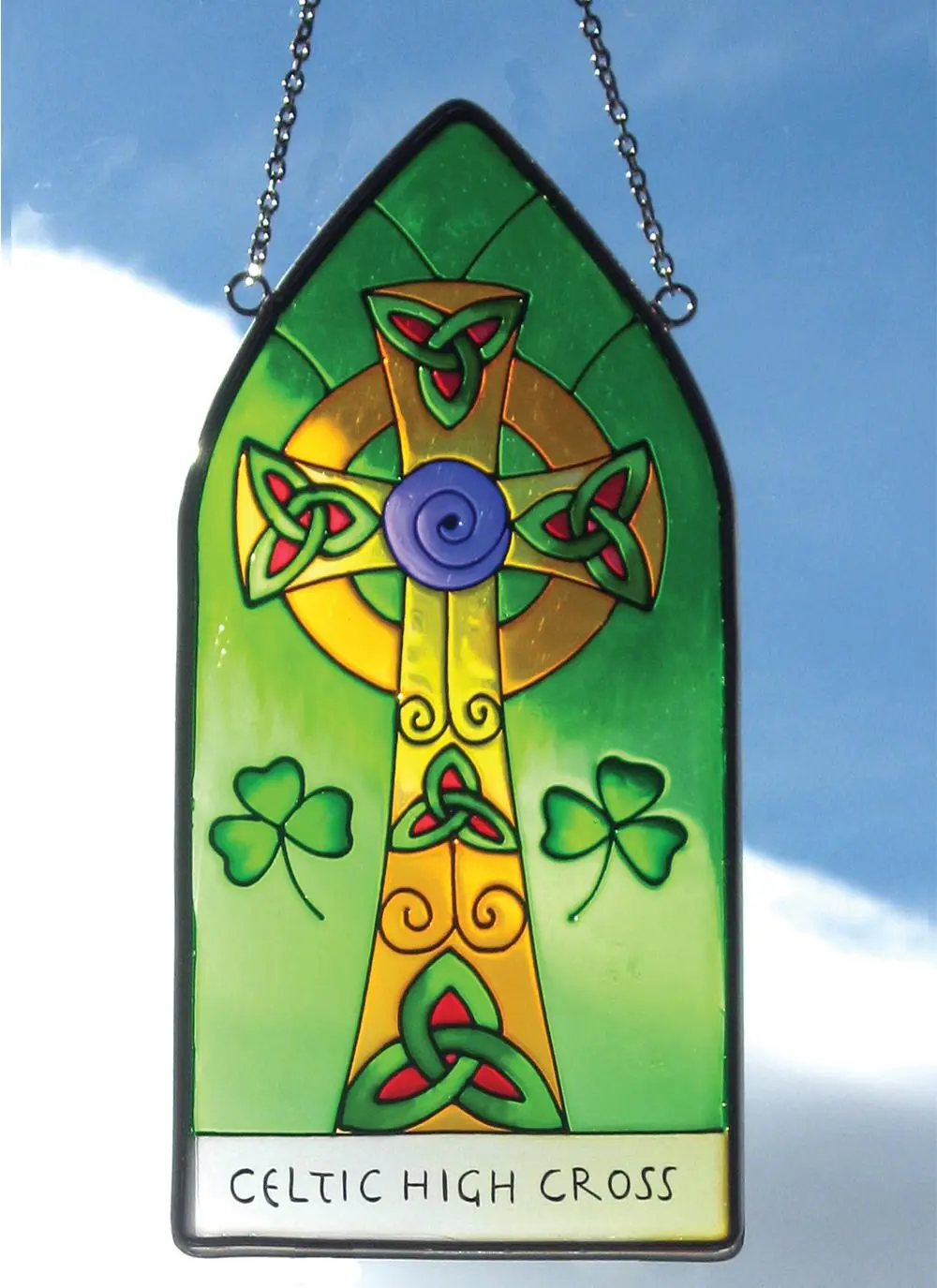 Celtic High Cross Suncatcher