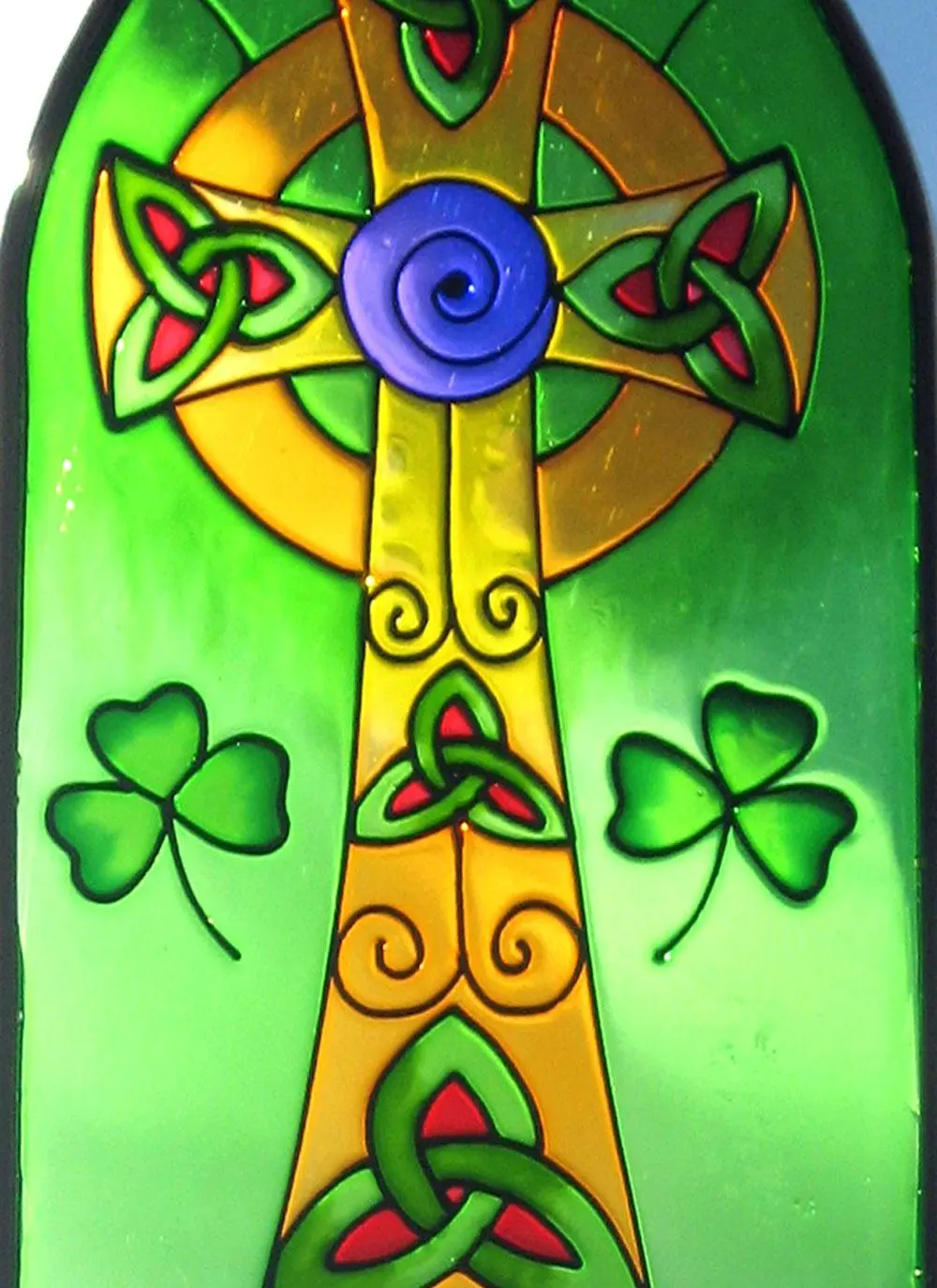 Celtic High Cross Suncatcher