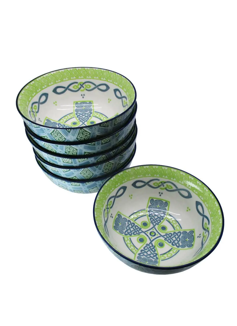 Celtic Cross Bowls Set of 6