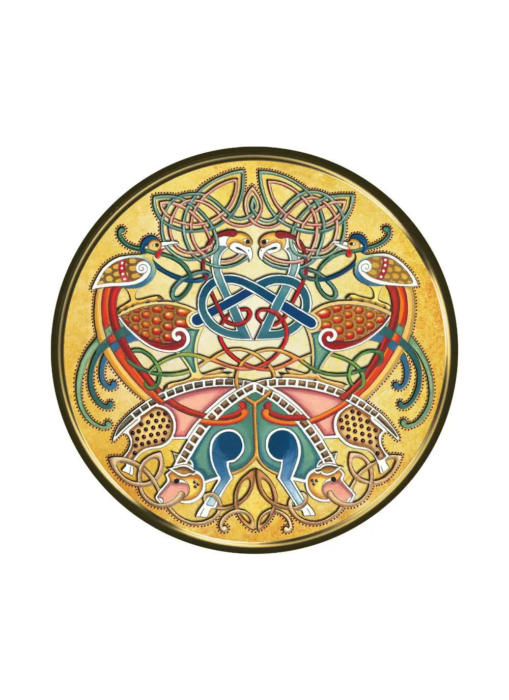 Celtic Creatures Coasters Set of 4