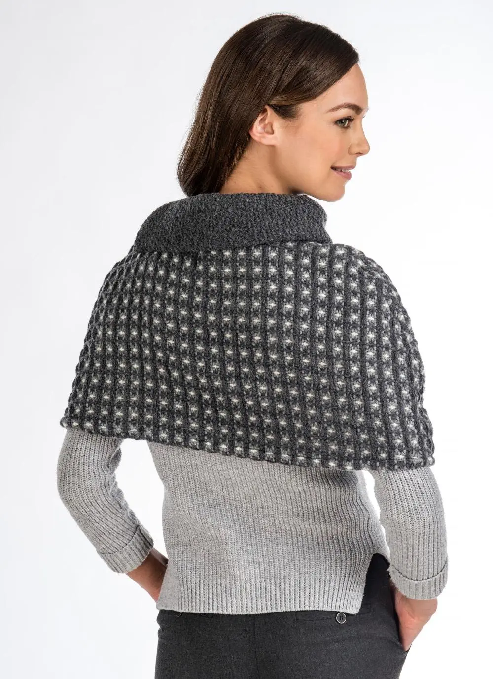 Wool Capelet Topper
