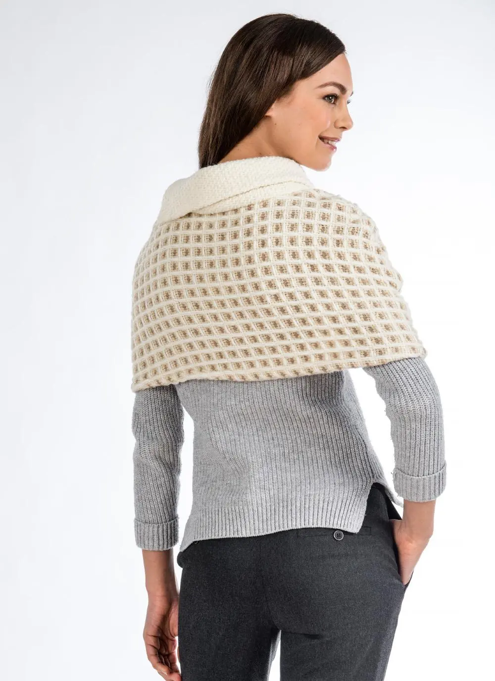Wool Capelet Topper