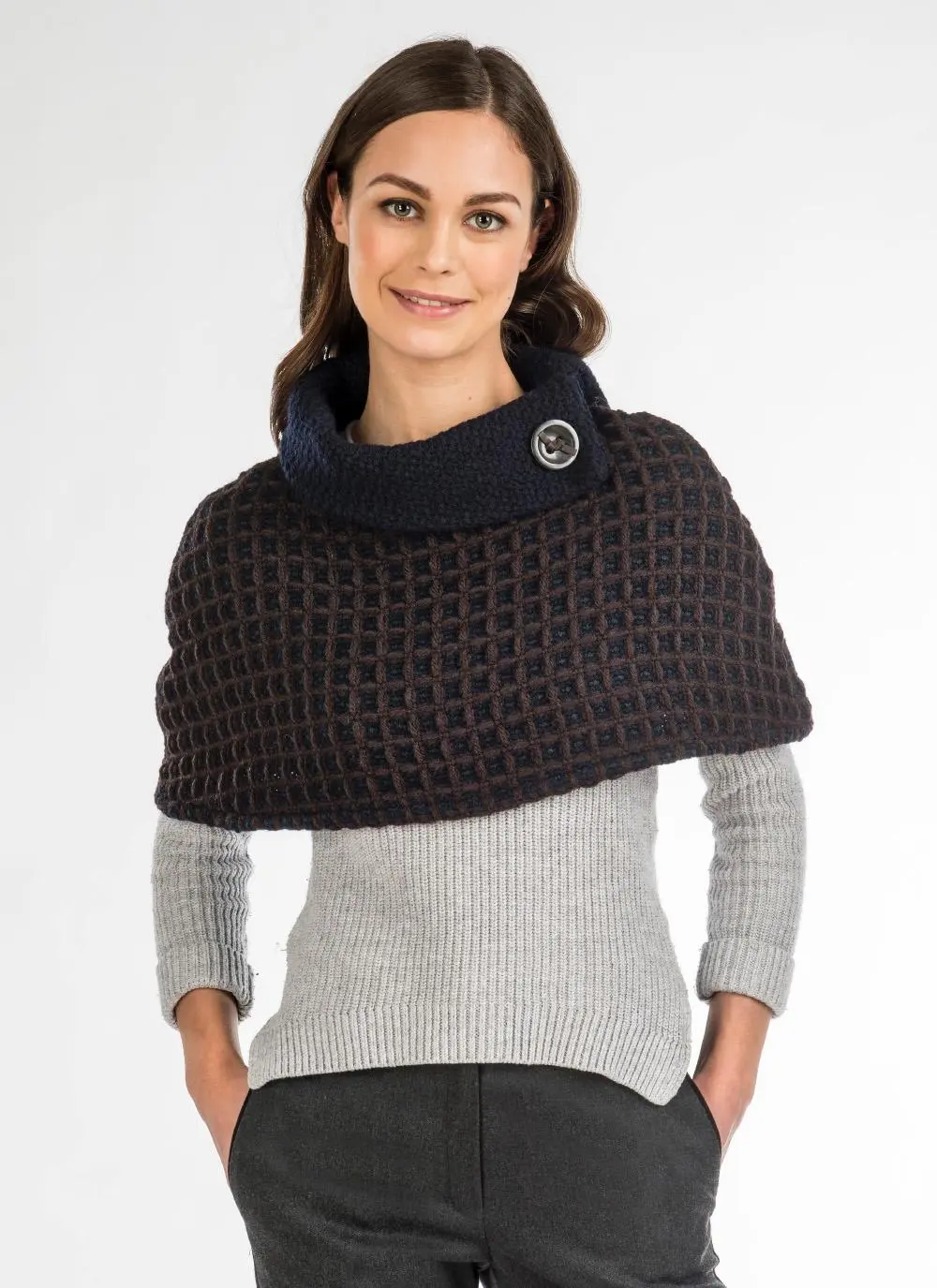 Wool Capelet Topper